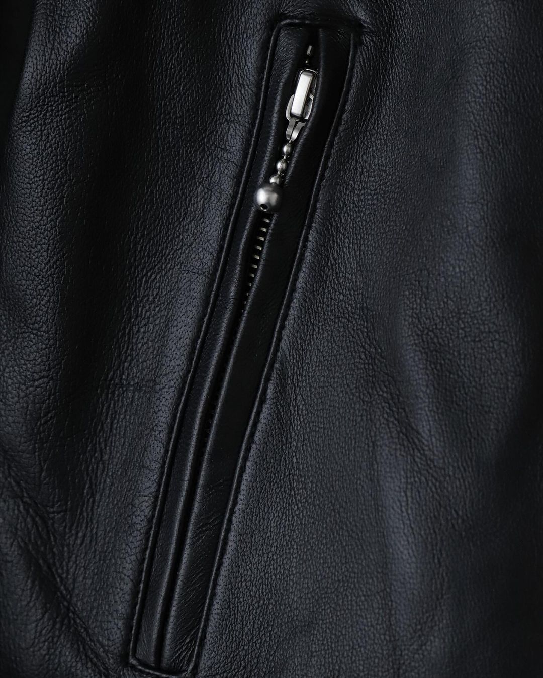 LEATHER SINGLE RIDERS JACKET