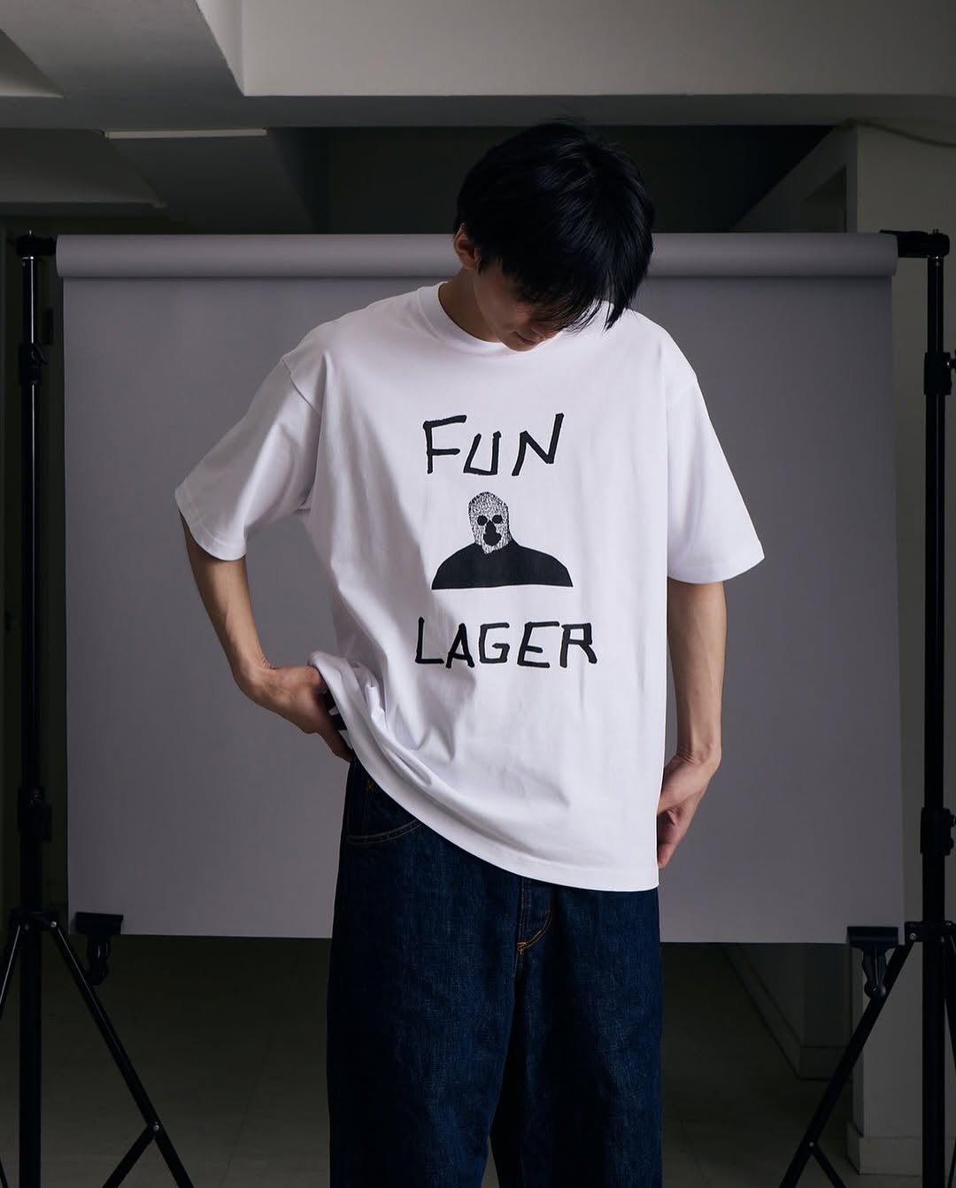 FUN LAGER TEE DESIGNED BY TOMOO GOKITA