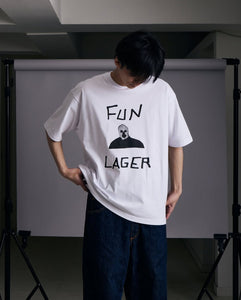 FUN LAGER TEE DESIGNED BY TOMOO GOKITA