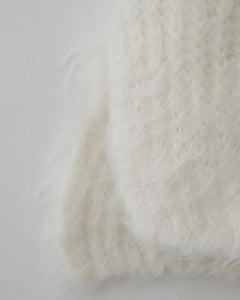 ALPACA FUR V-NECK VEST（WOMEN）