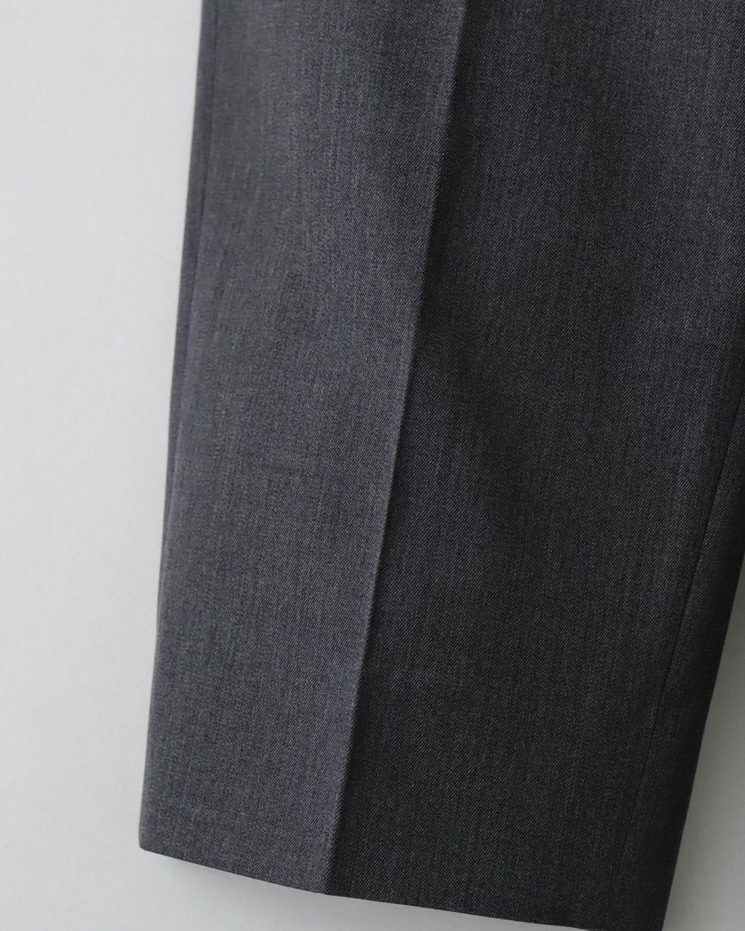 UNLIKELY BACK STRAP PLAIN FRONT TROUSERS WOOL SERGE