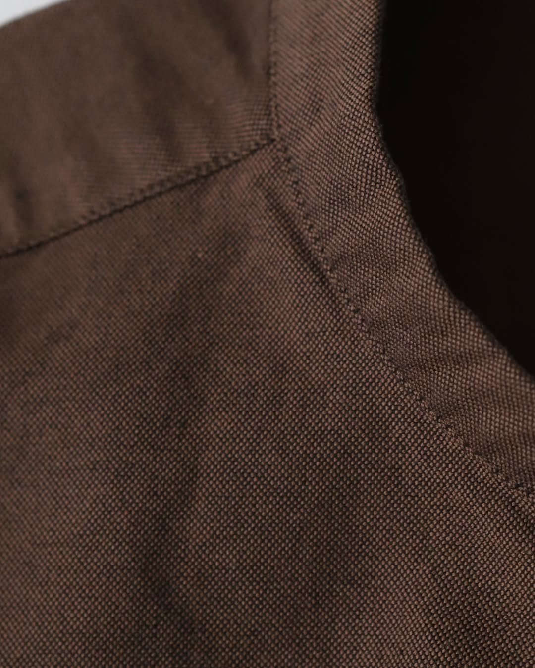 OXFORD OVERSIZED BAND COLLAR SHIRT