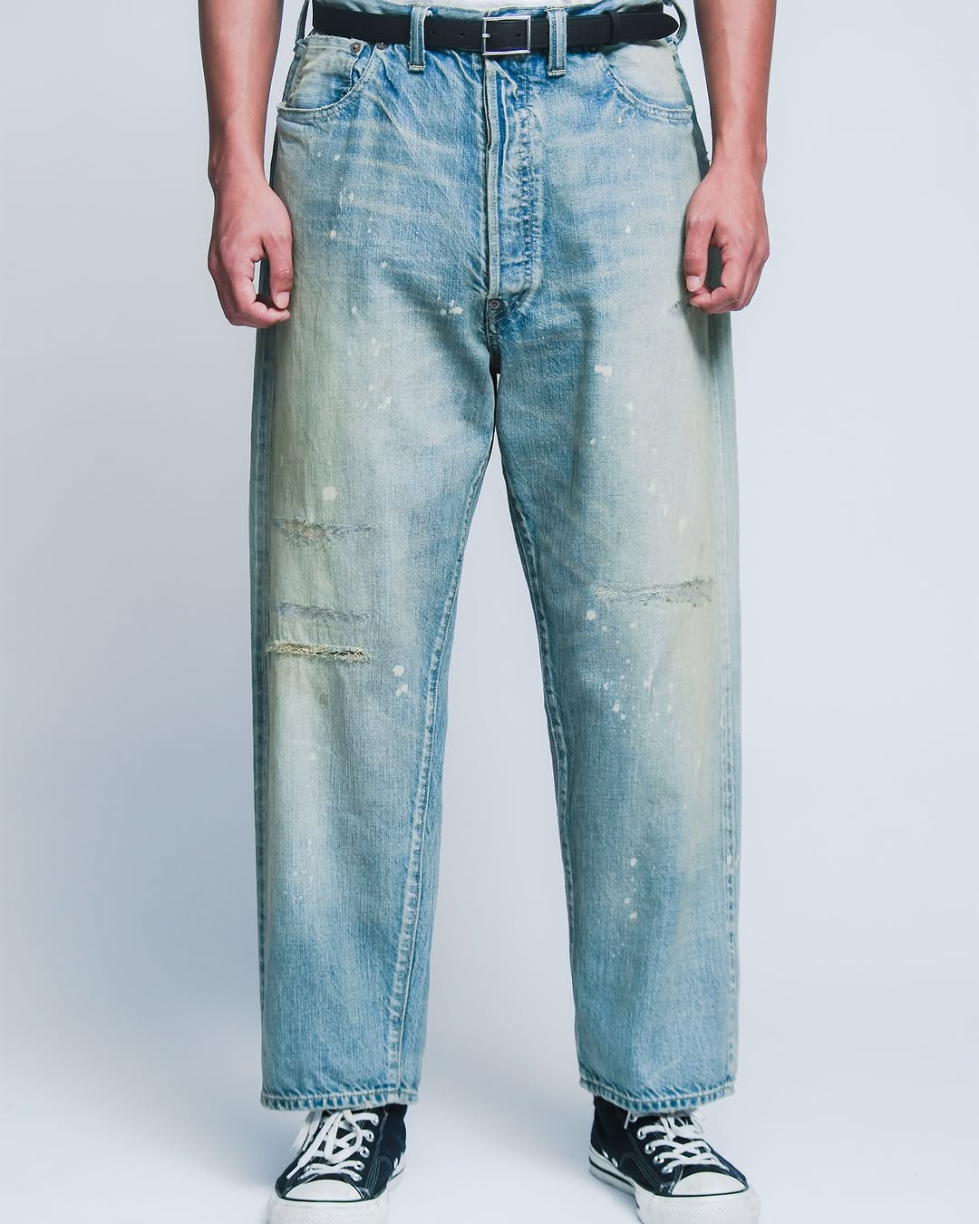 NO.37 WASHED WIDE DENIM PANTS