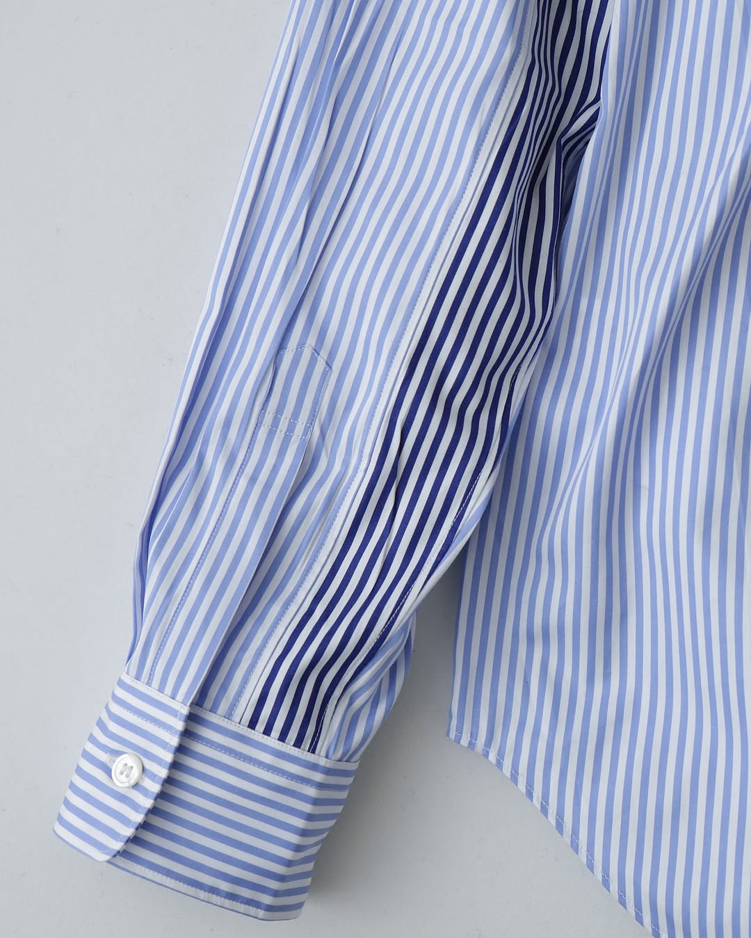 COTTON BROAD STRIPE SHIRT