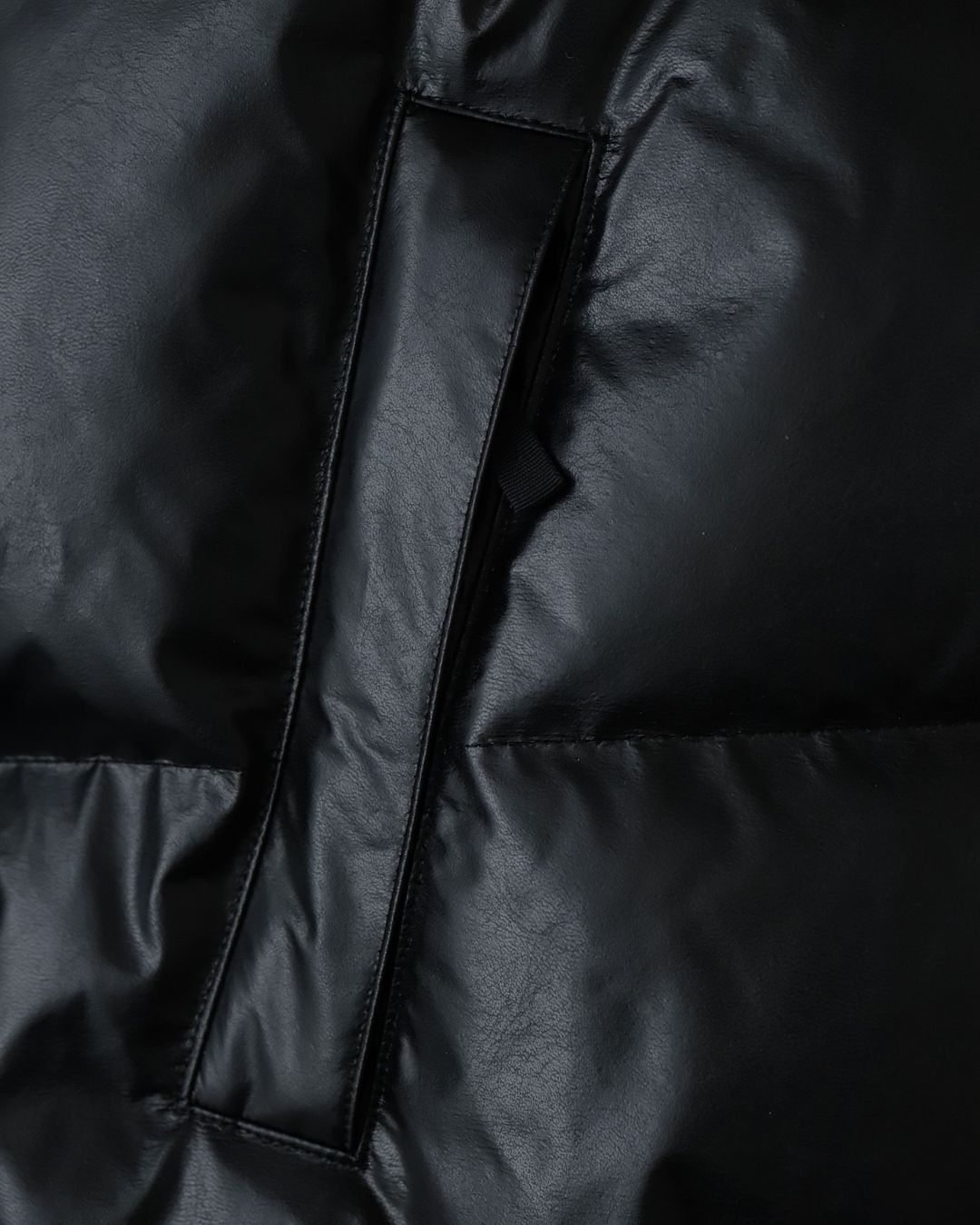 THE NORTH FACE SYNTHETIC LEATHER NUPTSE JACKET