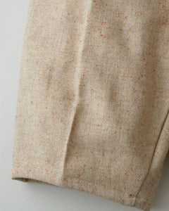 CIRCULAR PANTS CREAM NEP HARRIS TWEED