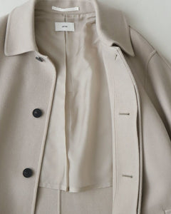 SUPER 120S DOUBLE MELTON BALMACAAN COAT（WOMEN）