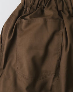 CIRCULAR PANTS BROWN TWILL