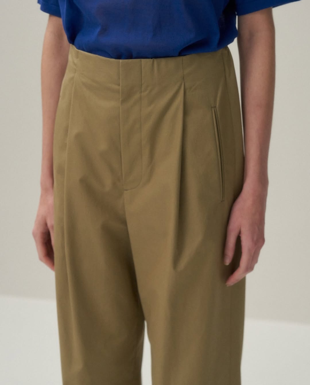 ORGANIC COTTON TWILL EASY PANTS（WOMEN）