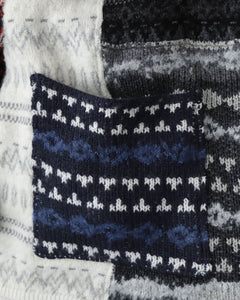 PATCHWORK PULLOVER KNIT