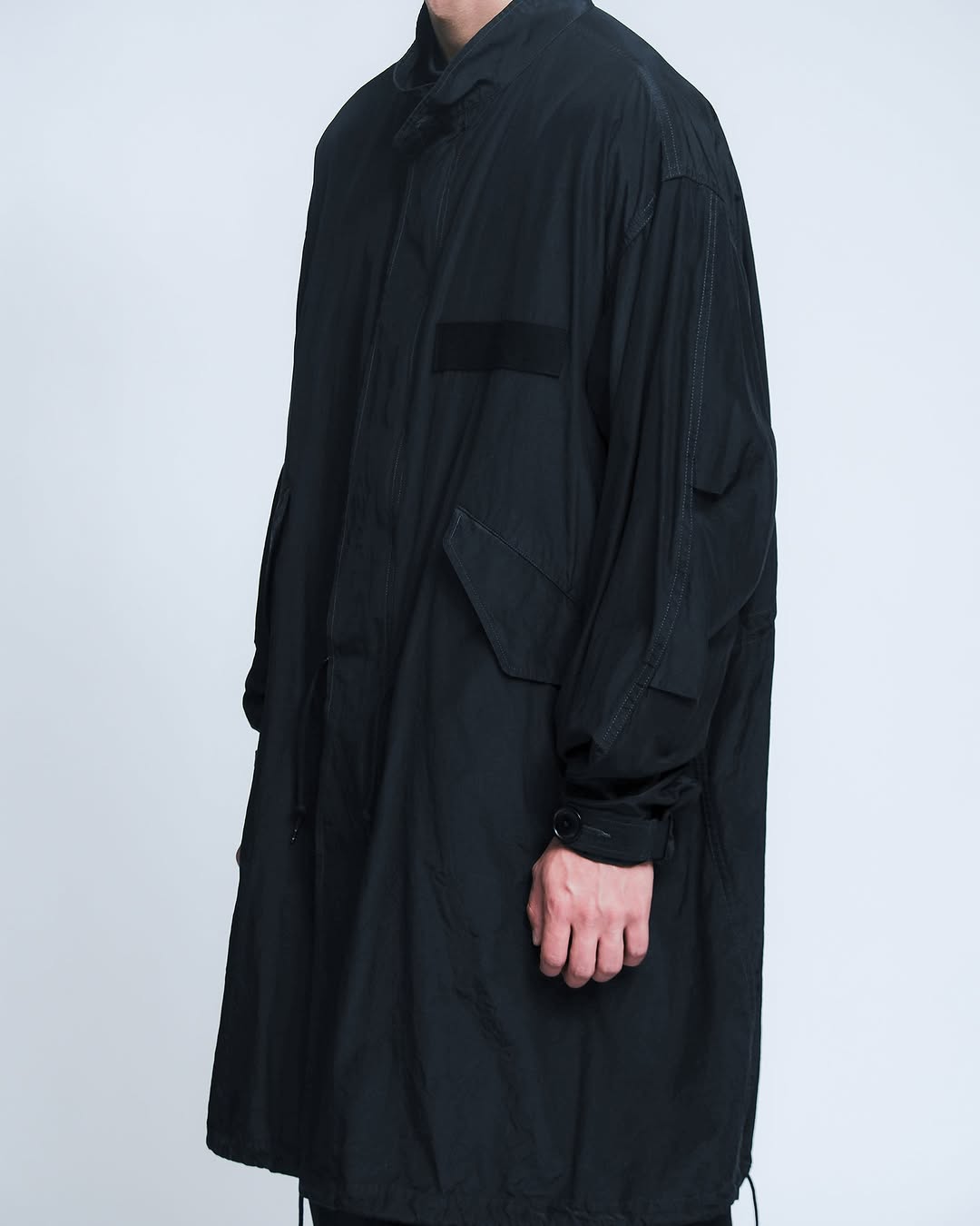 SILK TAFFETA M-65 FISHTAIL PARKA