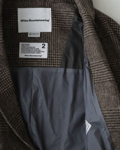 GORE-TEX WINDSTOPPER® GLEN CHECK LAPEL JACKET