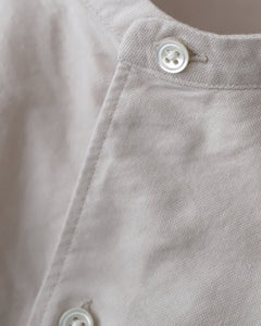OXFORD OVERSIZED BAND COLLAR SHIRT
