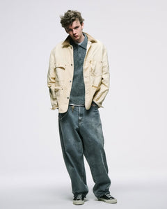 VINTAGE GRAY DENIM PANTS