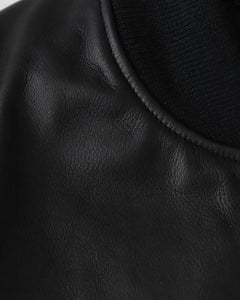 LEATHER VARSITY JACKET