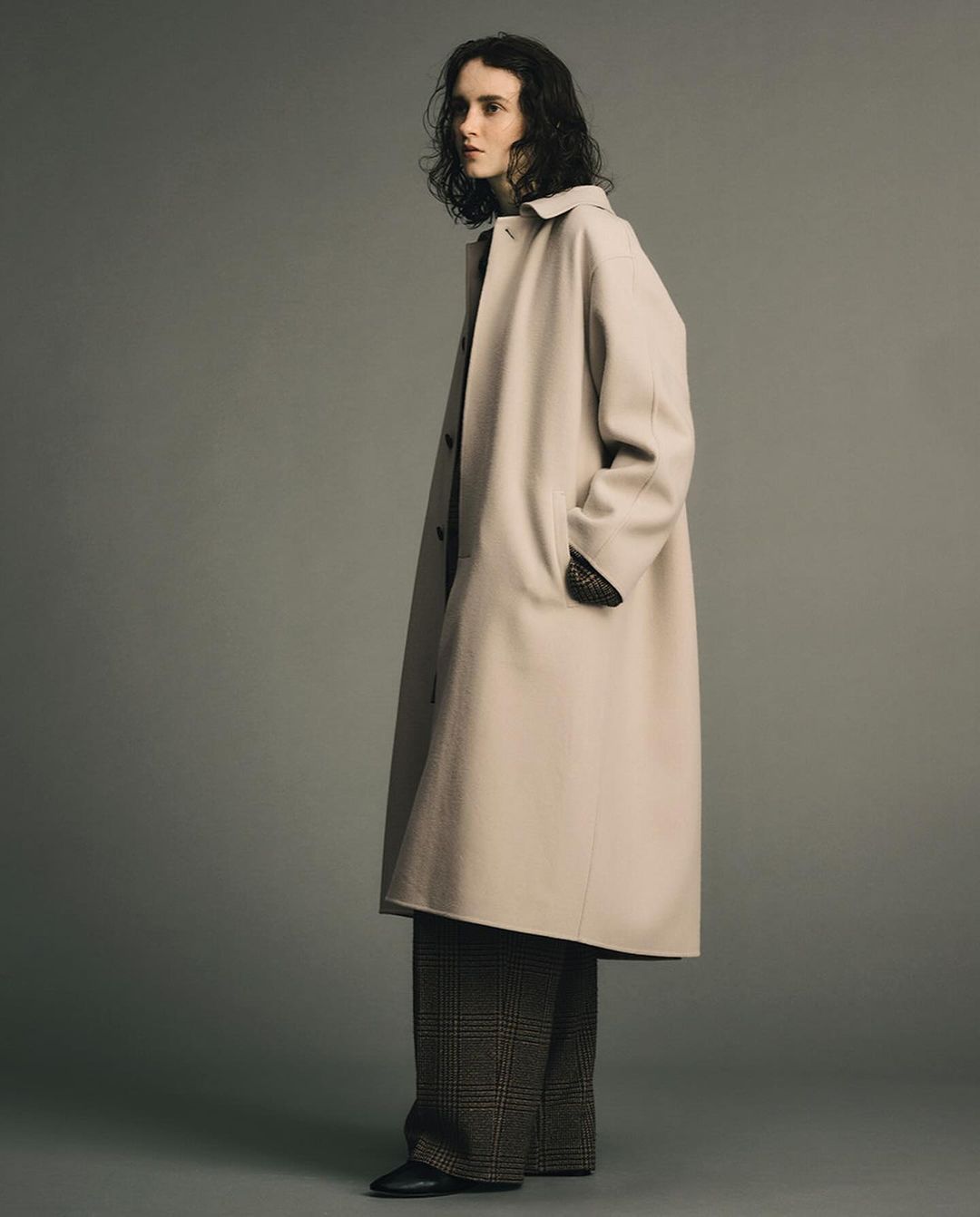 SUPER 120S DOUBLE MELTON BALMACAAN COAT（WOMEN）