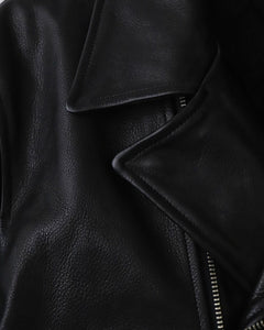 LEATHER DOUBLE RIDERS JACKET