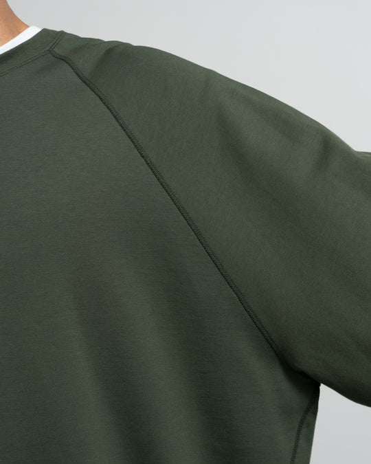 HARD TERRY CREW NECK SWEAT