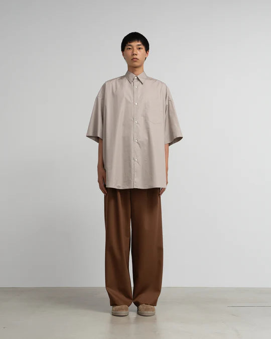 ALUMO for GP S/S OVERSIZED REGULAR COLLAR SHIRT