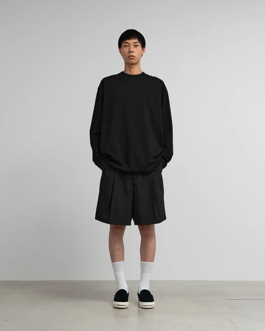 RECYCLED COTTON JERSEY L/S TEE