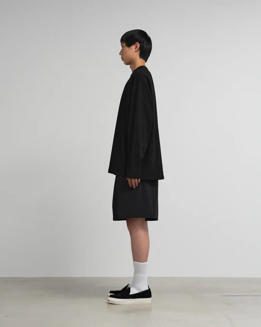 RECYCLED COTTON JERSEY L/S TEE