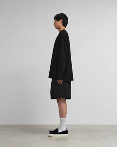 RECYCLED COTTON JERSEY L/S TEE