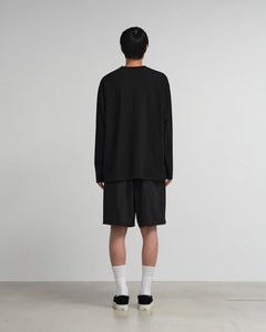 RECYCLED COTTON JERSEY L/S TEE