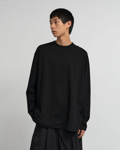 RECYCLED COTTON JERSEY L/S TEE