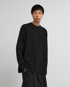 RECYCLED COTTON JERSEY L/S TEE