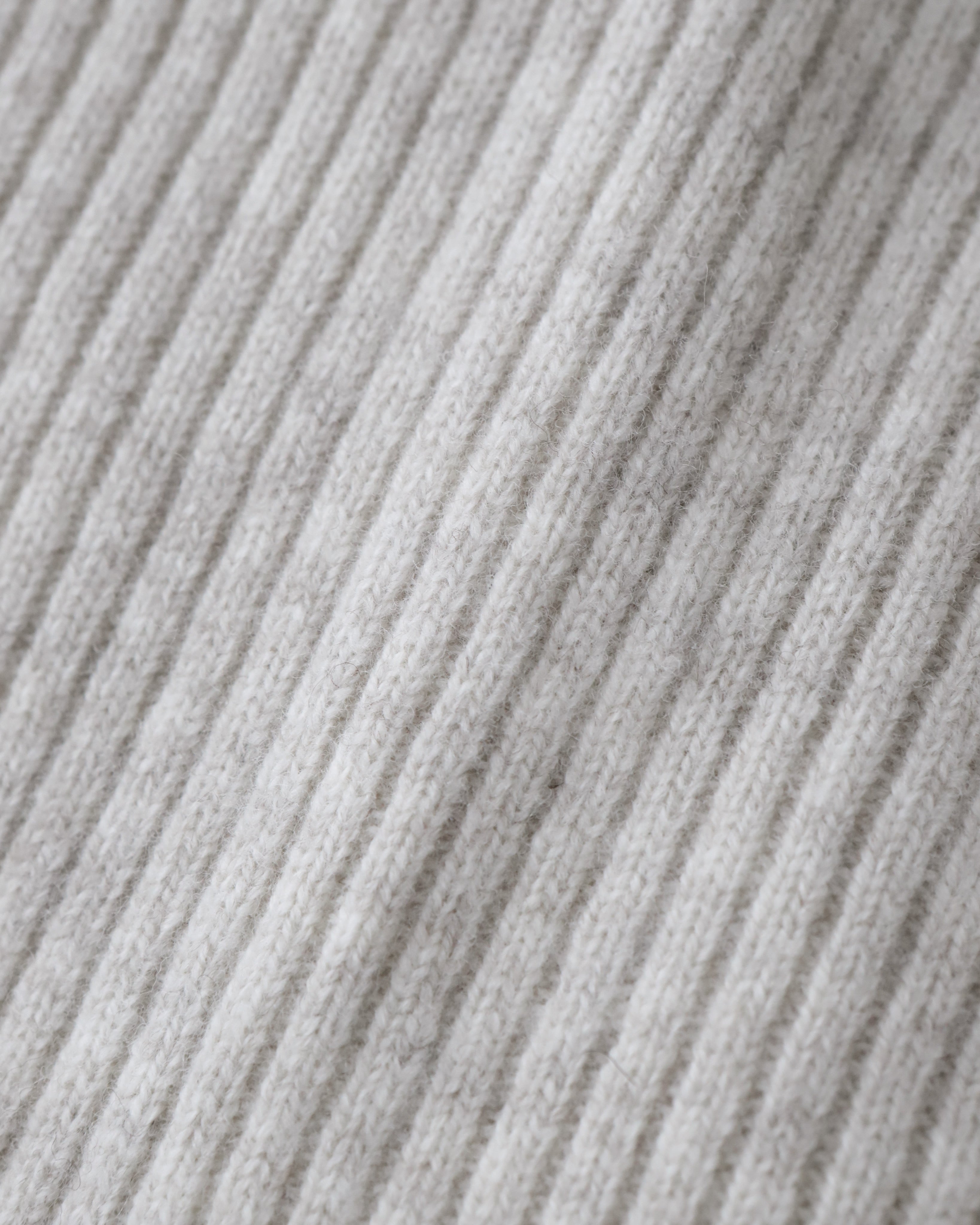 WOOL RIB KNIT