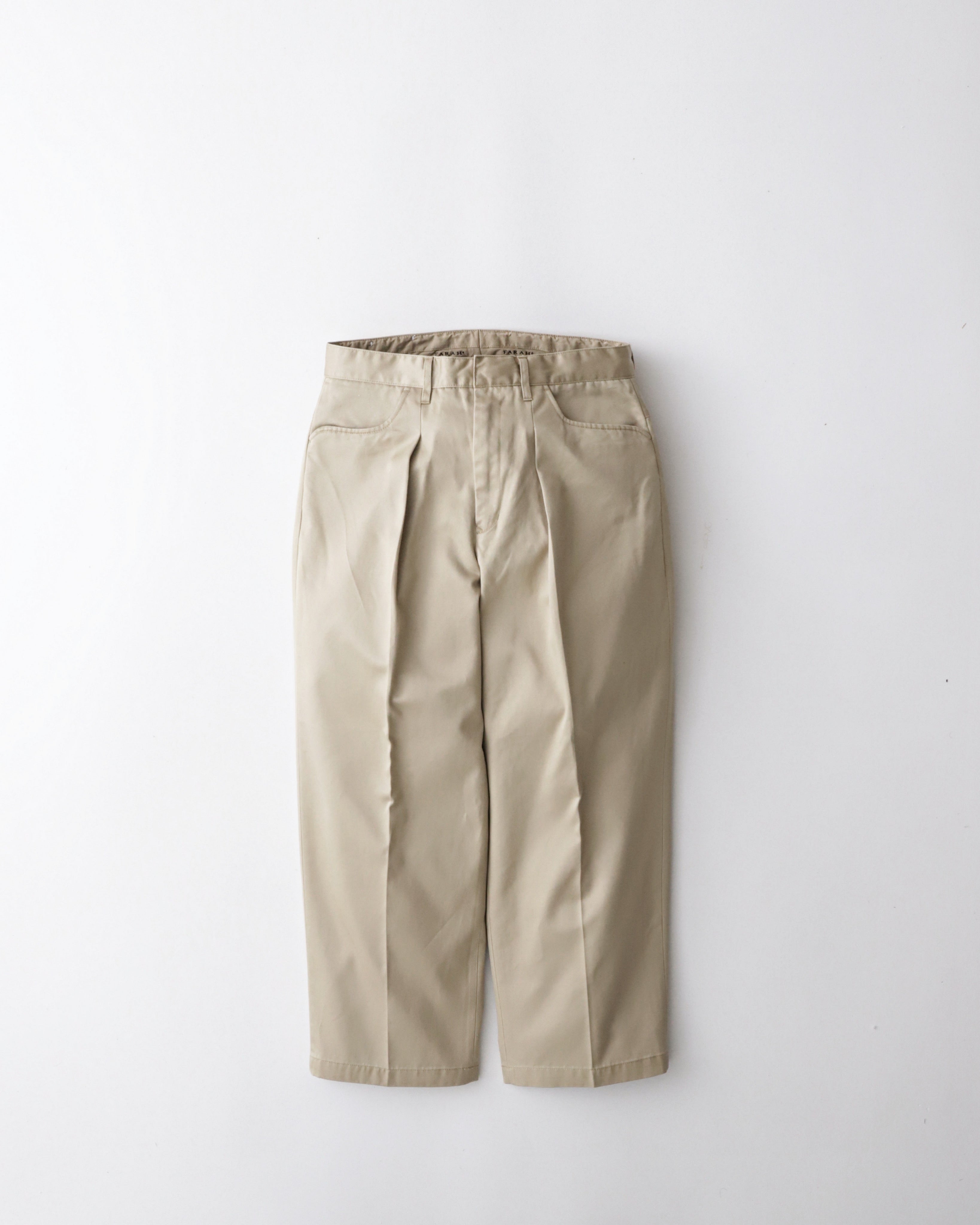 ONE-TUCK WIDE PANTS / WESTPOINT