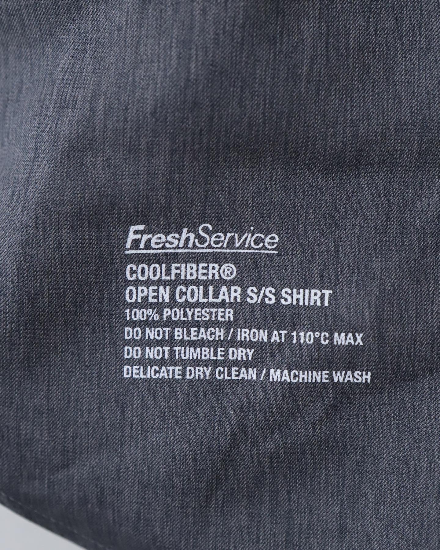 FreshService COOLFIBER OPEN COLLAR S/S SHIRT – NCNR WEB STORE