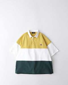 DIGAWEL｜RUGBY STRIPE POLO SHIRT