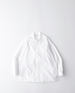 HIGH COUNT BAND COLLAR SHIRT