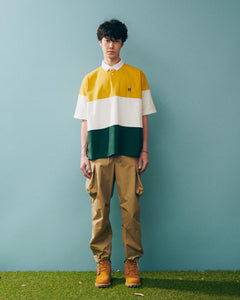 DIGAWEL｜RUGBY STRIPE POLO SHIRT