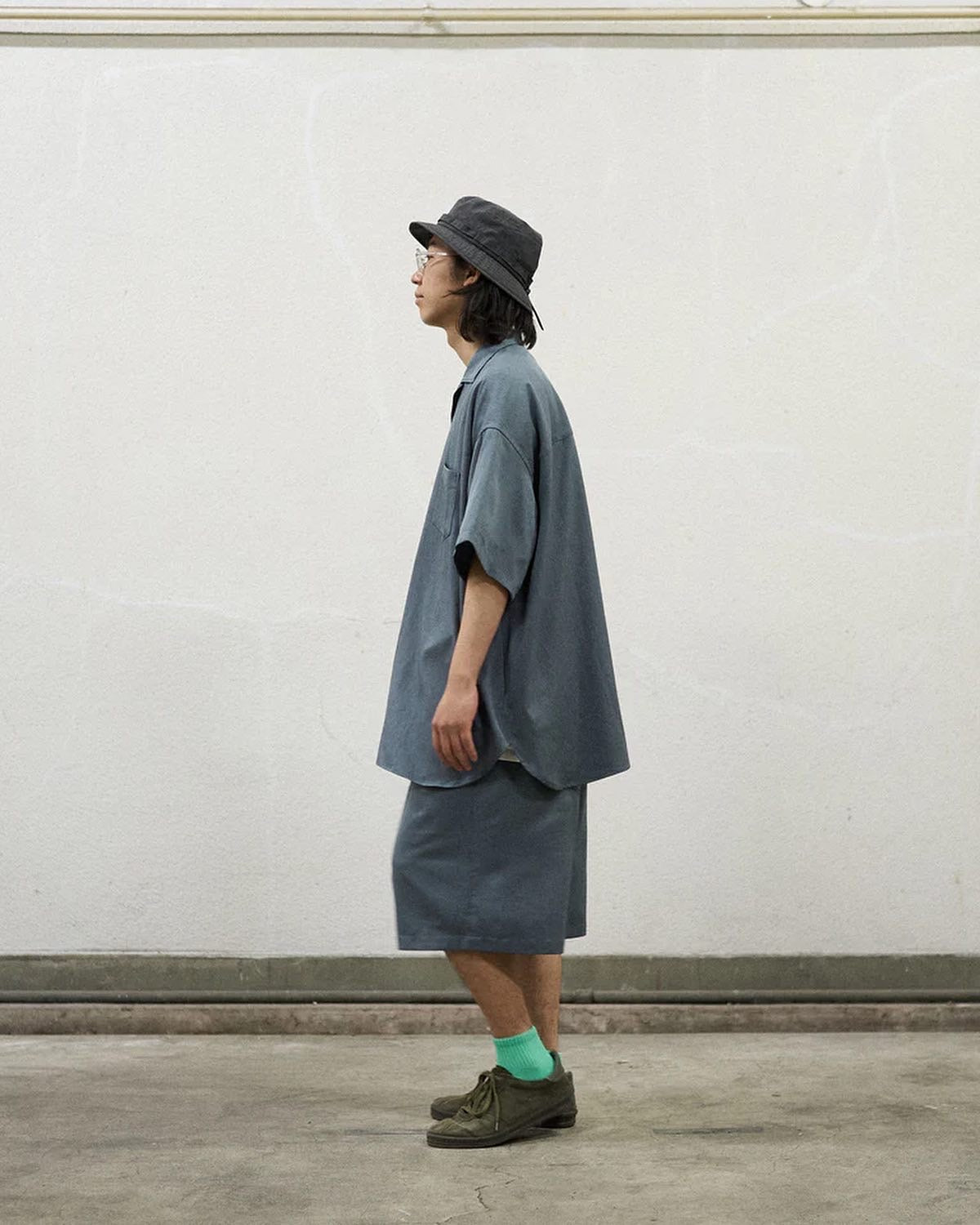 COOLFIBER OPEN COLLAR S/S SHIRT