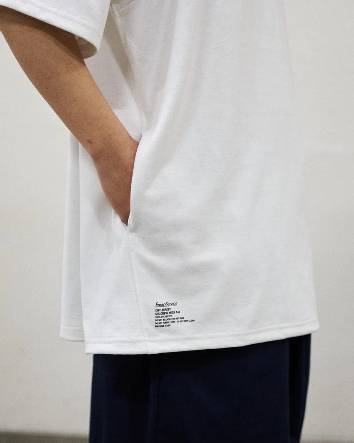 DRY JERSEY S/S CREW NECK TEE