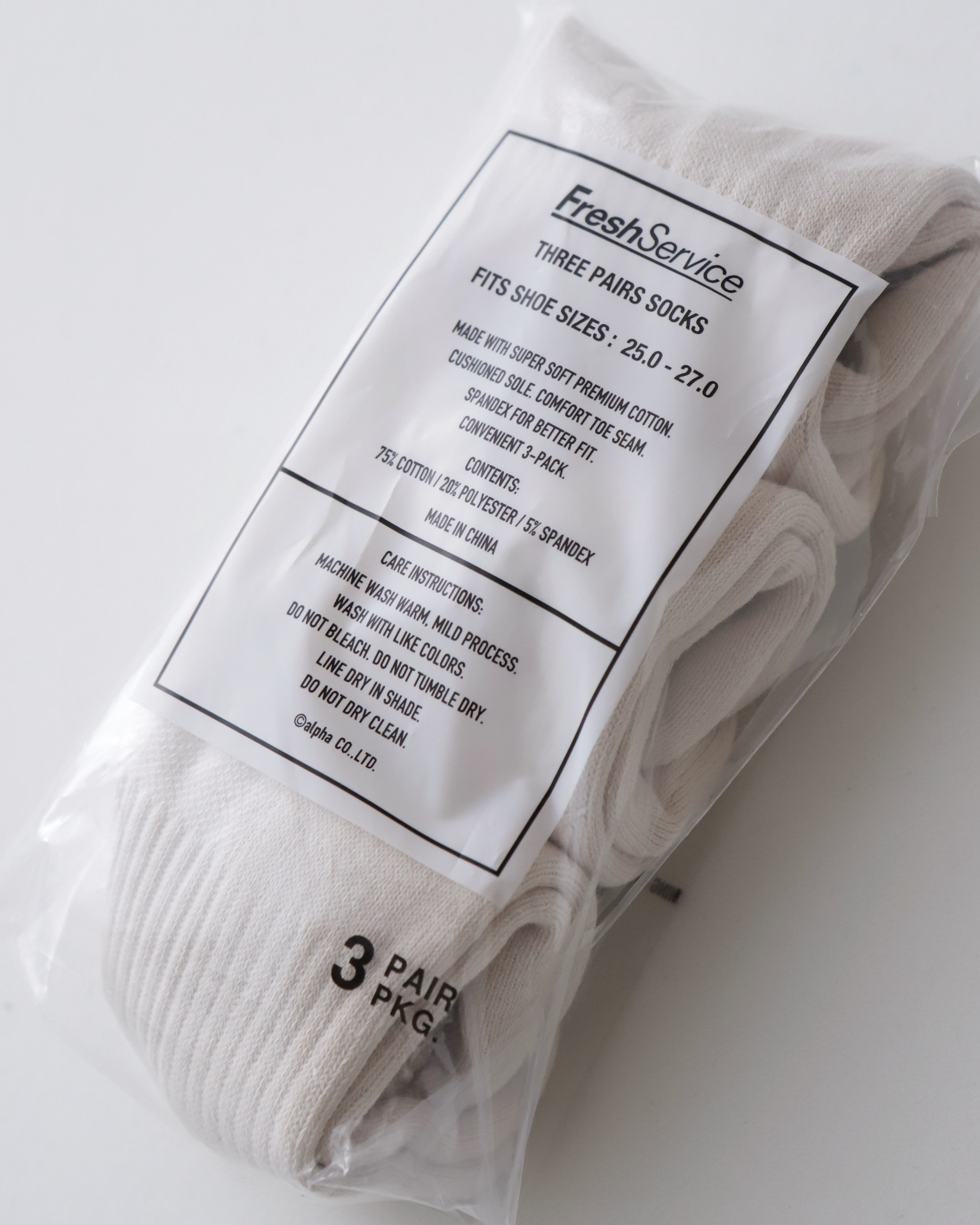 ORIGINAL 3-PACK SHORT SOCKS