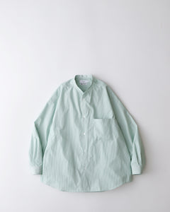 THOMAS MASON for GP “L/S OVERSIZED BAND COLLAR SHIRT”