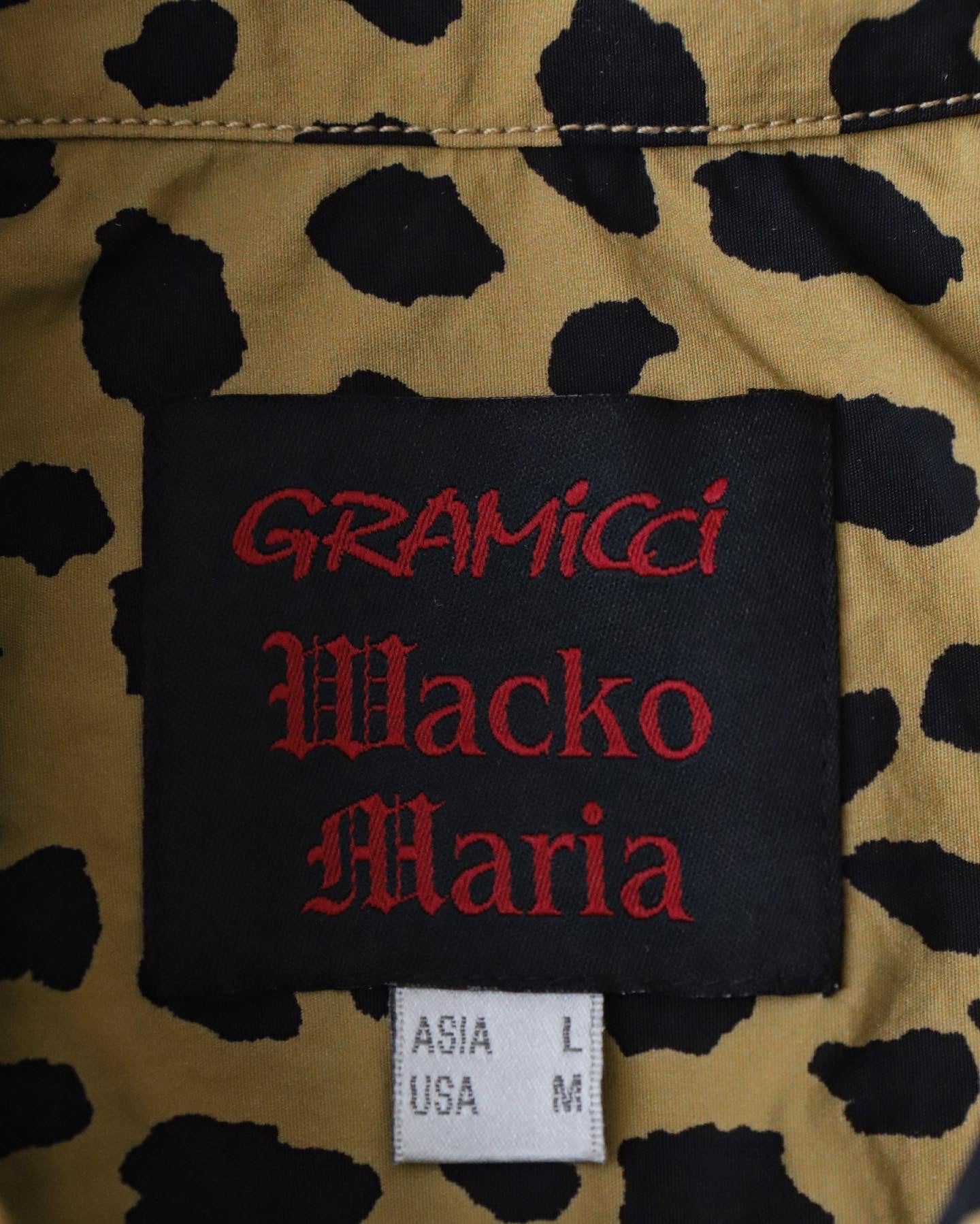 WACKO MARIA GRAMICCI / LEOPARD OPEN COLLAR SHIRT – NCNR WEB STORE