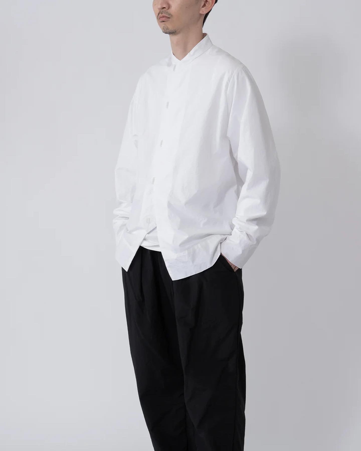 TEATORA CAPSULESNAP SHIRT P #WHITE サイズ1WHITE