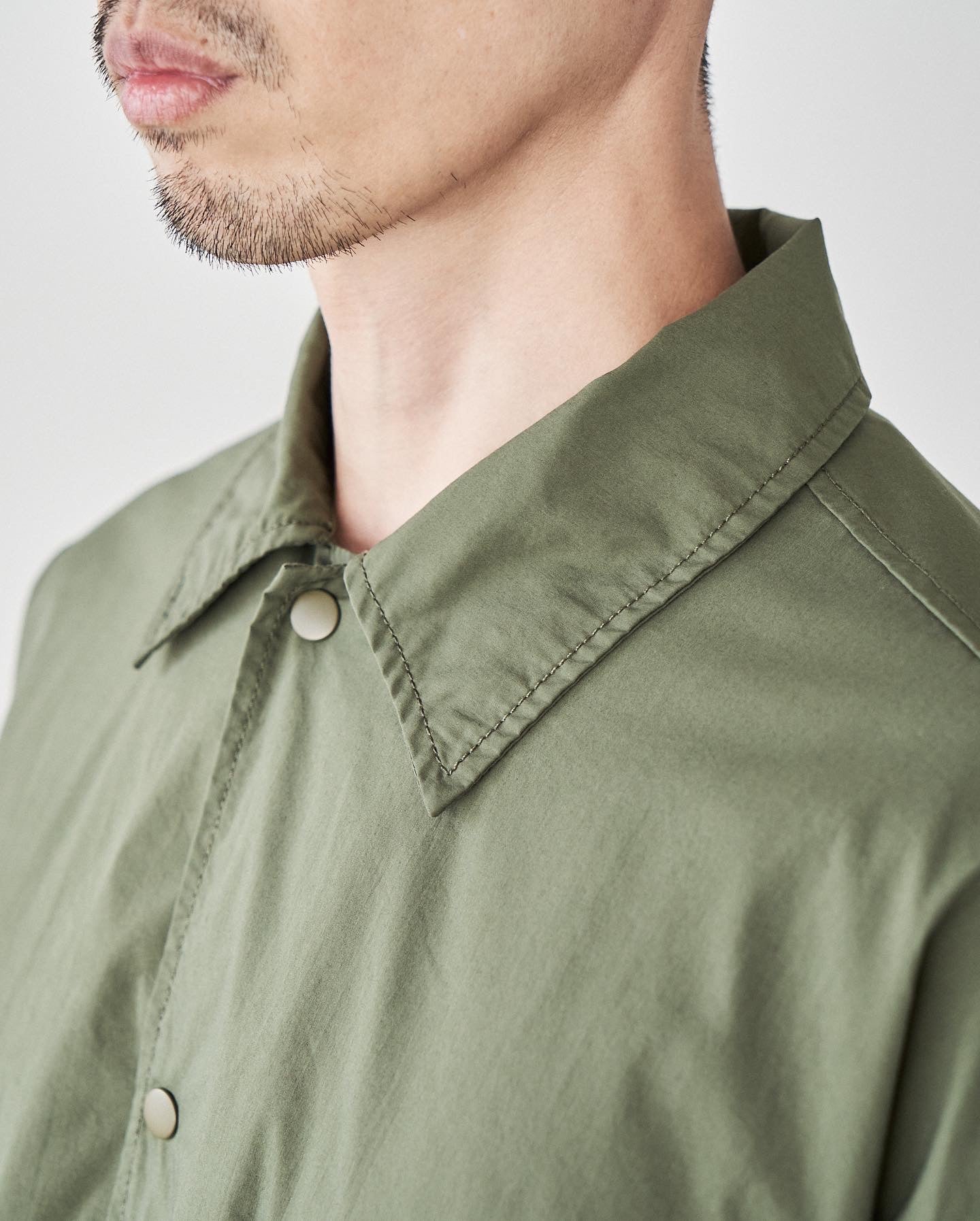 SIDE POCKETS STRETCH OVER SHIRT