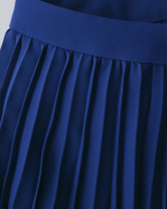 Graphpaper｜SATIN PLEATS SKIRT（WOMEN）