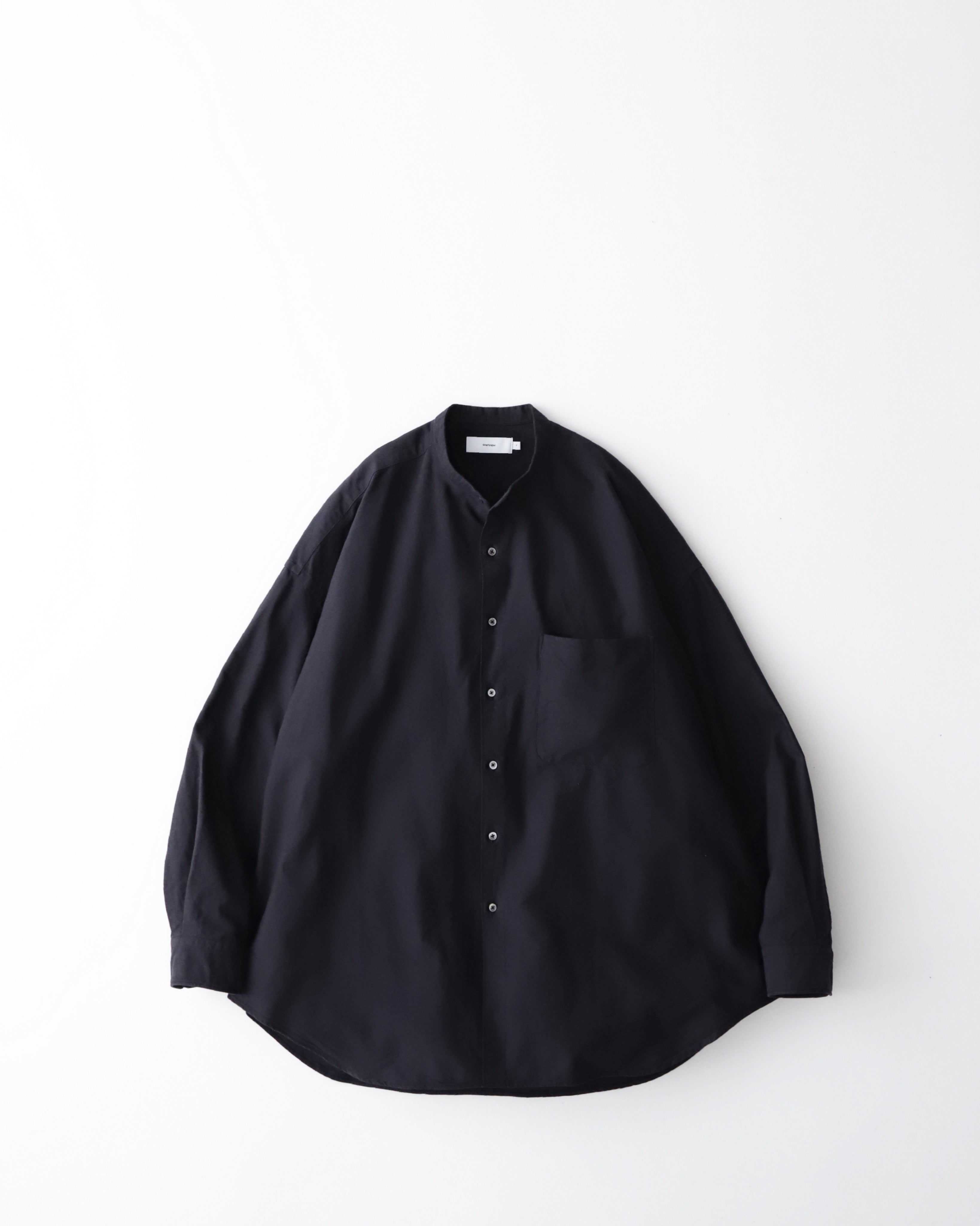 Graphpaper OXFORD OVERSIZED BAND COLLAR SHIRT – NCNR WEB STORE