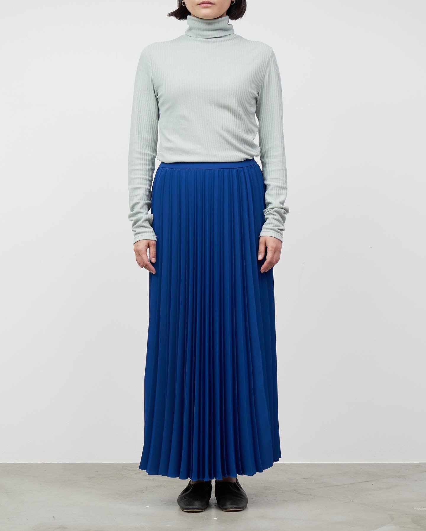 Graphpaper｜SATIN PLEATS SKIRT（WOMEN）