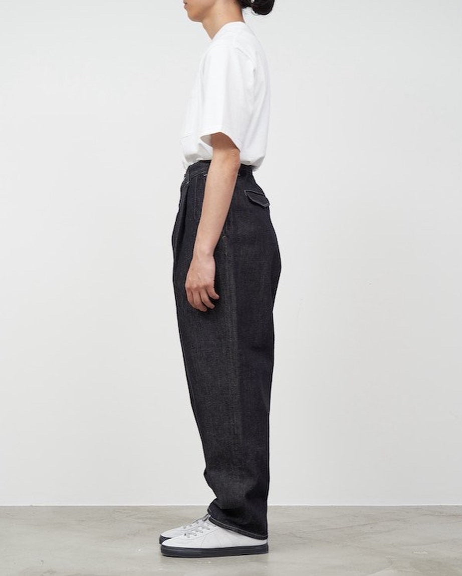Graphpaper COLORFAST DENIM TWO TUCK TAPERED PANTS