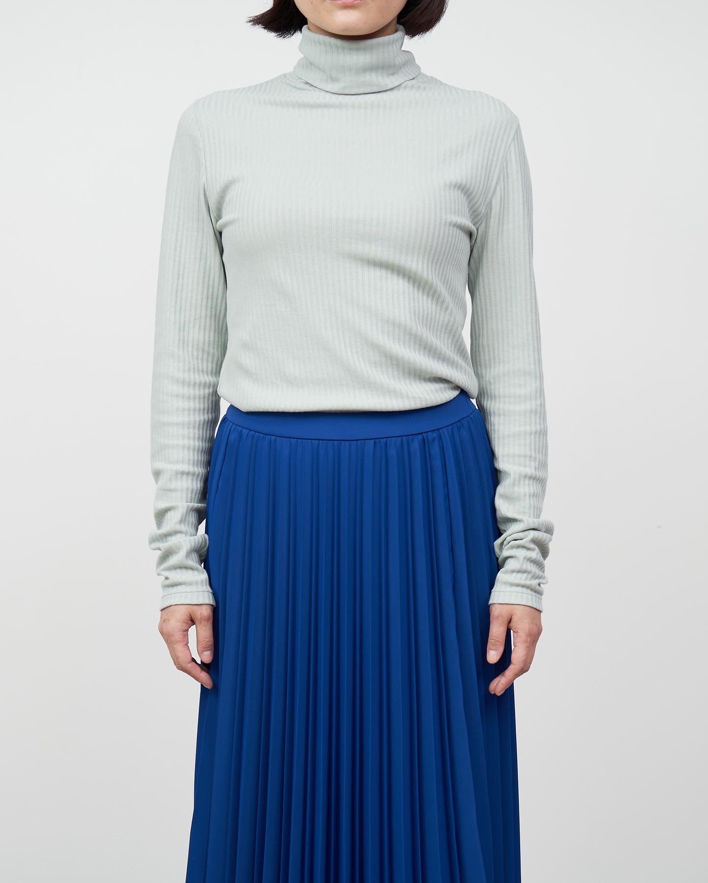 Graphpaper｜SATIN PLEATS SKIRT（WOMEN）