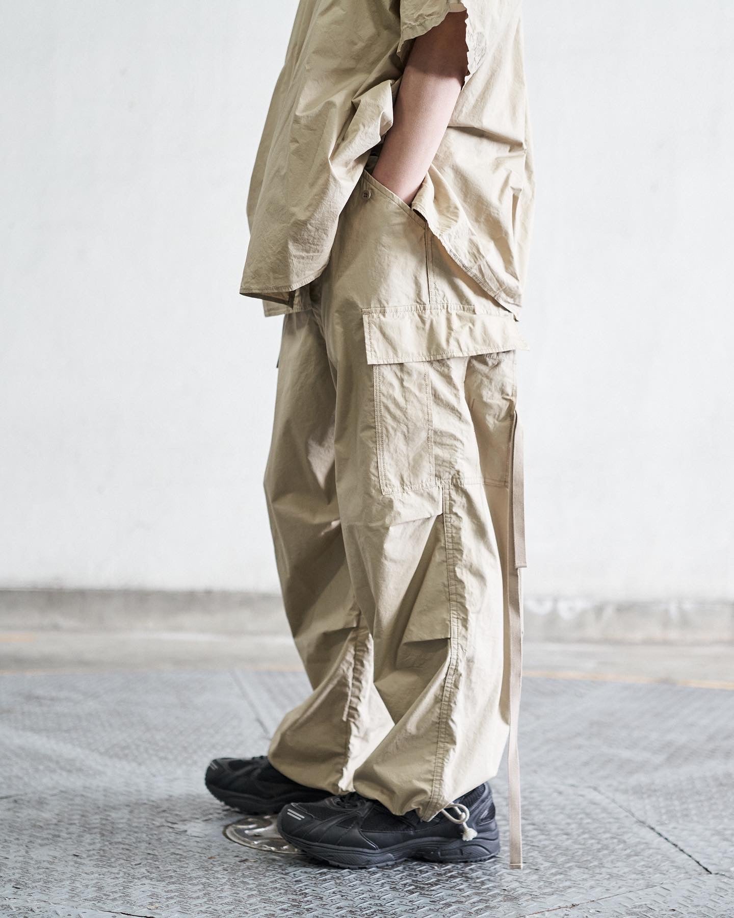 DOUBLE TYPEWRITER CARGO PANTS