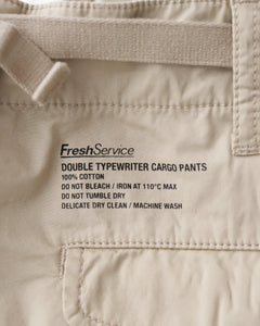 DOUBLE TYPEWRITER CARGO PANTS